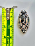 Tree Of Life Obsidian Smoked Opals and Elite Noble Shungite Pendant