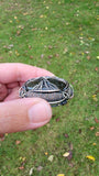 Copper and Silver Tree Of Life Labradorite Mystic Topaz Symmetrical Pendant