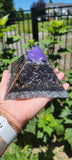 8 Sided Orgonite® Selenite Quartz STU Straight Line Cubits