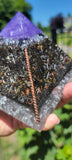 8 Sided Orgonite® Selenite Quartz STU Straight Line Cubits
