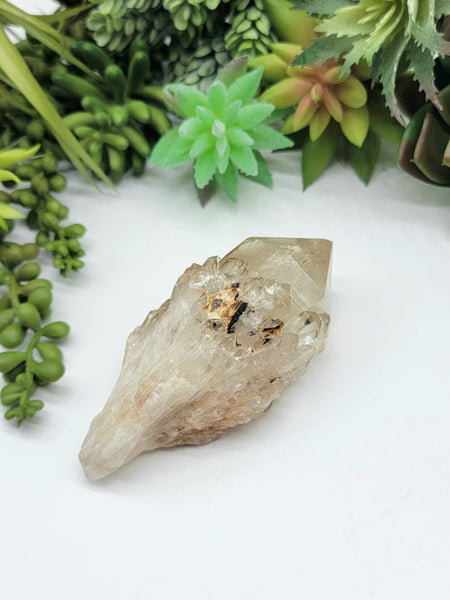 169 gram Cathedral Kundalini Citrine Crystal  A