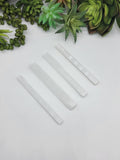 4 Raw Selenite Sticks 4 Inches Long