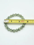 Prehnite Bead Stretch Bracelet 8.5mm Beads