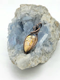 Landscape Jasper In Copper Wire Wrapped Necklace