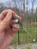 Labradorite Wearable Dab Dabber Tool Pendant Copper