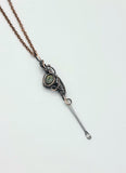 Labradorite Wearable Dab Dabber Tool Pendant Copper