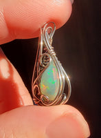 Ethiopian Opal in Sterling and Argentium