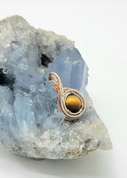 Tiger's Eye in Sterling Silver Argentium Silver and Copper