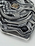 Alien Xenomorph Biomechanical Tech Pendant - Tobe Rose Wire Jewelry X Leet Wraps Collaboration