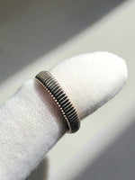 Size 6.5 Moonstone Ring Copper and Sterling Silver