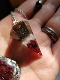 Orgone Pendulum Set With Pendant