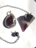 Orgone Pendulum Set With Pendant