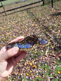 Crystal Infused Resin Coaster Set Fall Leaves