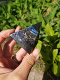 Blue Kyanite XSmall Orgonite Pyramid