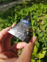 Blue Kyanite XSmall Orgonite Pyramid