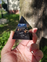 Blue Kyanite XSmall Orgonite Pyramid