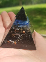 Blue Kyanite XSmall Orgonite Pyramid