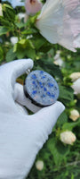 Lapis Lazuli 3D Flower of Life Orgonite Pendant EMF Protection