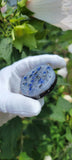 Lapis Lazuli 3D Flower of Life Orgonite Pendant EMF Protection