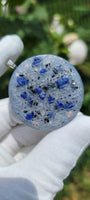 Lapis Lazuli 3D Flower of Life Orgonite Pendant EMF Protection