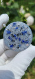 Lapis Lazuli 3D Flower of Life Orgonite Pendant EMF Protection