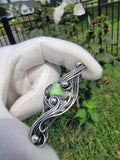 Ethiopian Opal in Sterling Silver Pendant Necklace