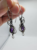 Sterling Silver Amethyst Earrings