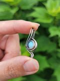 Small Ethiopian Opal In Sterling Silver Necklace