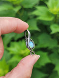 Small Ethiopian Opal In Sterling Silver Necklace