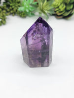 Smoky Amethyst Polished Point Phantoms Rainbows Tower A