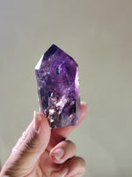 Smoky Amethyst Polished Point Phantoms Rainbows Tower A