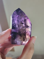 Smoky Amethyst Polished Point Phantoms Rainbows Tower A