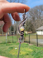 Ethiopian Opal Wearable Dab Dabber Tool Pendant Copper B